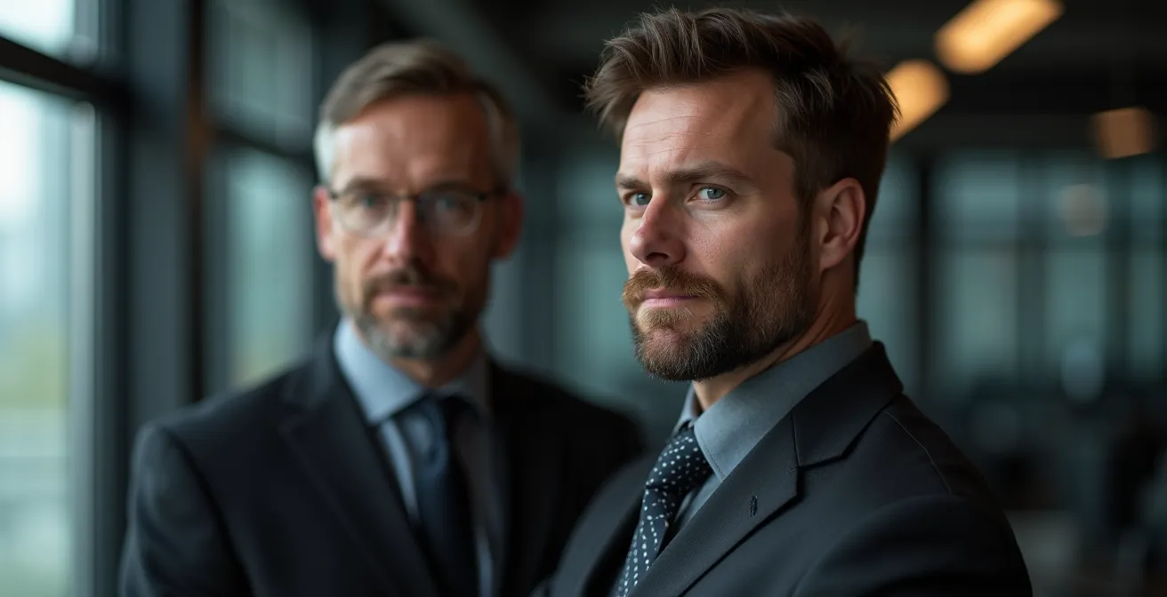 Vergleich der Farbwirkung von Schwarz vs. Anthrazit unter typischer Bürobeleuchtung