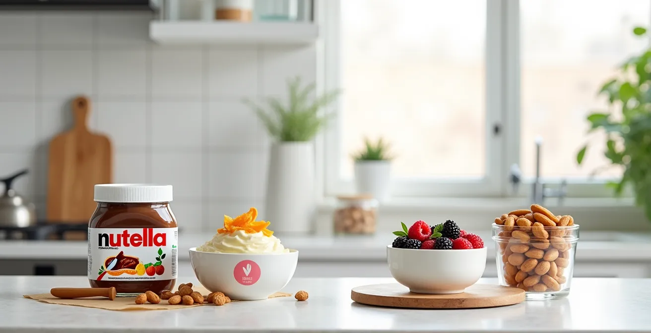 Vergleich von zuckerhaltigen und zuckerarmen deutschen Produktalternativen