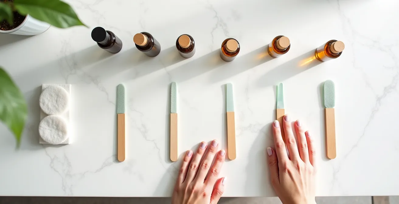 Strukturierte Nagelpflege-Routine mit täglichen und wöchentlichen Ritualen